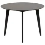 Möbelix Esstisch Echtholz Roxby Ø 105 Cm Schwarz