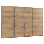 Möbelix Schwebetürenschrank 350cm Level 36a, Eiche Dekor