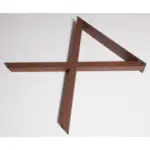 Möbelix Tischgestell Stahl Rostfarben Bxh: 70x71 Cm, X-Form