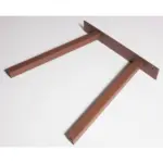 Möbelix Tischgestell Stahl Rostfarben Bxh: 70x71 Cm, A-Form