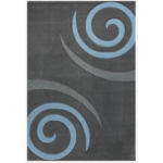 Möbelix Webteppich Blau Naturfaser Cascada Plus 80x150 cm