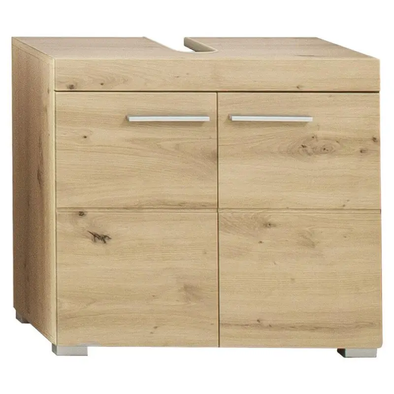 Waschbeckenunterschrank Amanda B: 60 Cm Eichefarben