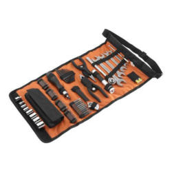 Werkzeugset Mechaniker-Set 72--Teilig., Faltbare Tasche