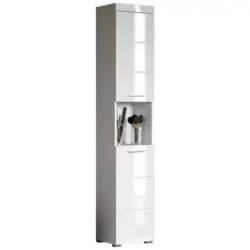Hochschrank Amanda B: 37 Cm Weiss