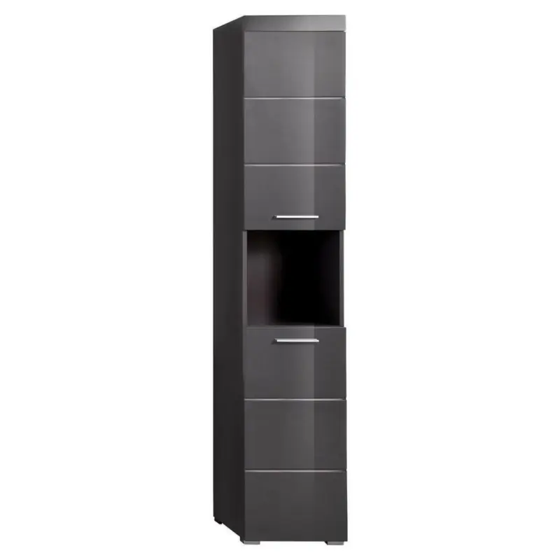 Hochschrank Amanda B: 37 Cm Grau