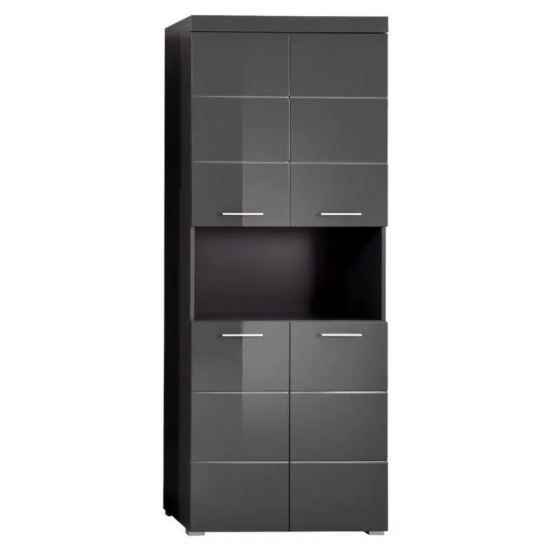 Hochschrank Amanda B: 73 Cm Grau