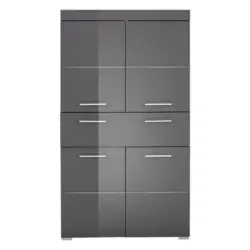 Midischrank Amanda B: 73 Cm Grau