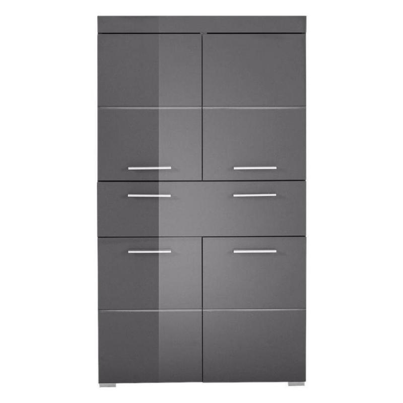 Midischrank Amanda B: 73 Cm Grau