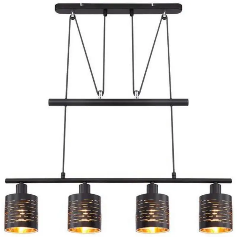 H&auml;ngeleuchte Tunno H: 180 cm 4-Flammig, h&ouml;henverstellbar