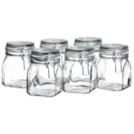 Möbelix Einmachgläser 6er-Set Gothika Je ca. 750ml, Auslaufsicher