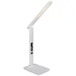 Möbelix LED-Tischlampe Tanna dimmbar Weiß mit Kalenderfunktion