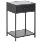 Möbelix Nachtkästchen Schwarz H: 63 Cm Seaford
