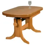 Möbelix Couchtisch Holz Ausziehbar + höhenverstellbar Scala, Buche