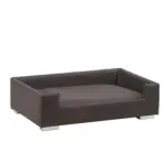 Möbelix Hundesofa Murphy LxBxH 57x91x25 cm Taupe Lederlook
