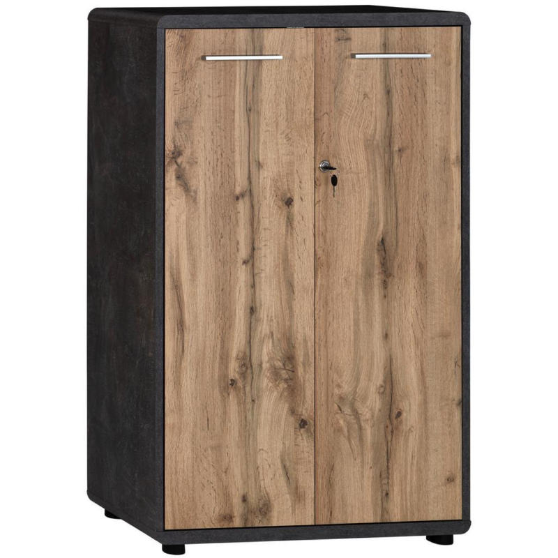 Aktenschrank Versperrbar Fontana Eiche, B 75 Cm