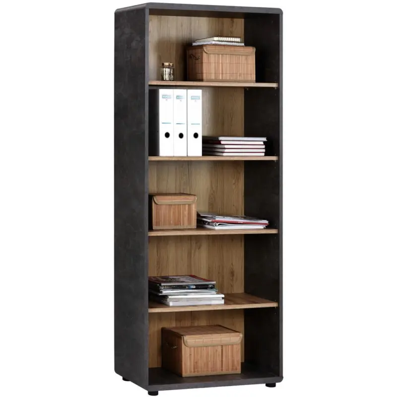 Aktenregal Fontana Eiche Dekor/Betonoptik B: 75 cm