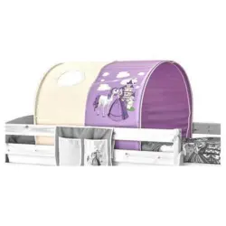 Tunnelset Flieder/beige Pferd B: 100 Cm Mit Gest&auml;nge