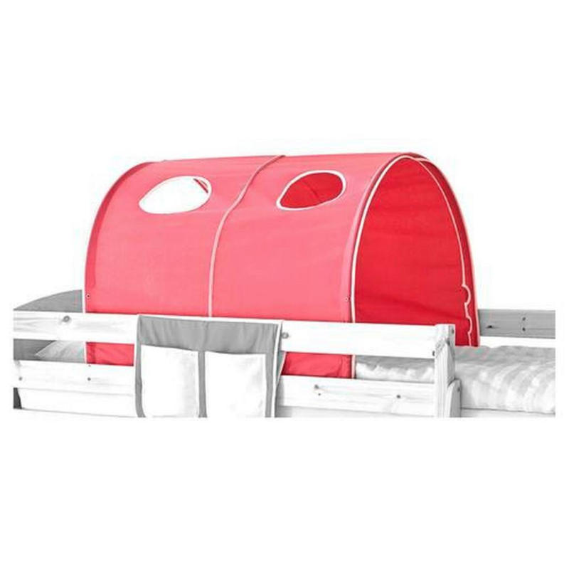 Tunnelset Rosa/Weiß B: 100 cm mit Gestänge