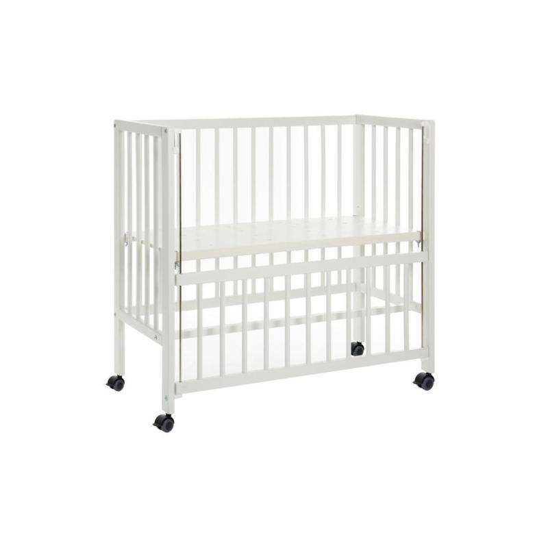 Beistellbett Bedside Crib Cocon Weiß, verstellbar