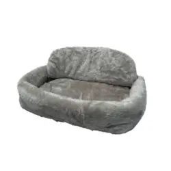 Haustierkissen De Luxe L/B/H: 75x45x21 cm Grau Waschbar