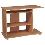 Möbelix Computertisch Auf Rollen B 90cm H 71cm Diana, Buche Dekor
