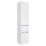 Möbelix Hochschrank mit Türdämpfung Pienza 40cm Weiß Dekor