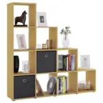 Möbelix Standregal Dekor Napoli 142,5 Cm Buchefarben