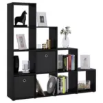 Möbelix Standregal Dekor Napoli 142,5 Cm Schwarz