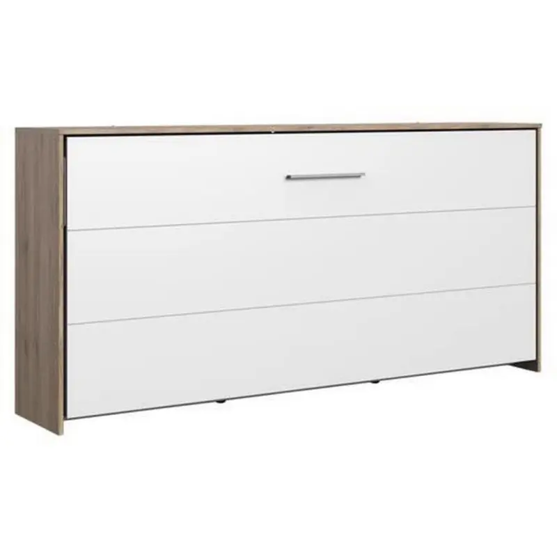 Schrankbett Mit Lattenrost 90x200cm Juist, Weiß