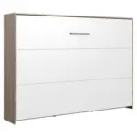 Möbelix Schrankbett Mit Lattenrost 140x200 Juist, Weiß/ Eiche