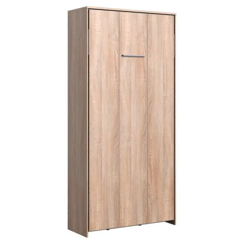 Schrankbett Mit Lattenrost 90x200 Juist, Eiche Dekor