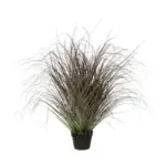 Möbelix Kunstpflanze Schilfgras Grün H: 95 cm mit Topf