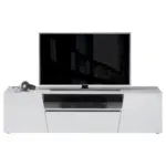 Möbelix Tv-element Isola B: 182 Cm, Weiß/schwarz