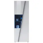 Möbelix Vitrine Isola B: 70 Cm, Weiß/schwarz