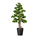 Möbelix Kunstpflanze Bonsai Grün L: 110 cm mit Topf