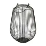 Möbelix Windlicht Metall Schwarz Ø 35 cm