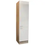 Möbelix Küchen-Hochschrank Andy B:50cm Weiß 2 Türen 4 Einlegeböden