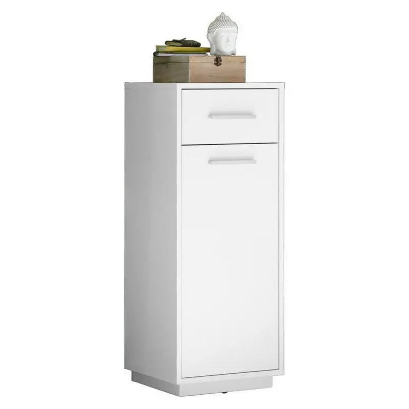 Unterschrank Mit Lade Milano B: 38 Cm Wei&szlig;/eiche Dekor