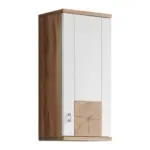 Möbelix Hängeschrank Spalt B: 38 Cm Weiß/eiche Dekor Mit Drehtür