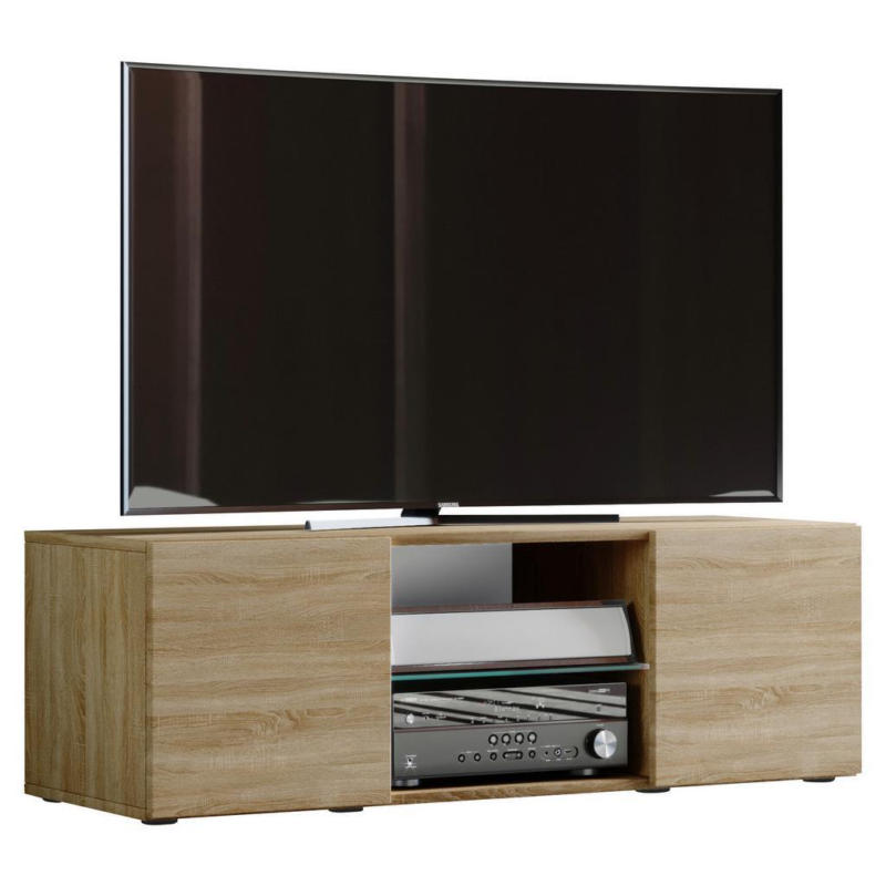 Tv-element Lowina B: 115 Cm Sonoma Eiche Dekor