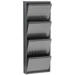 Schuhkipper Mac 4 Klappen Grau B: 50 Cm