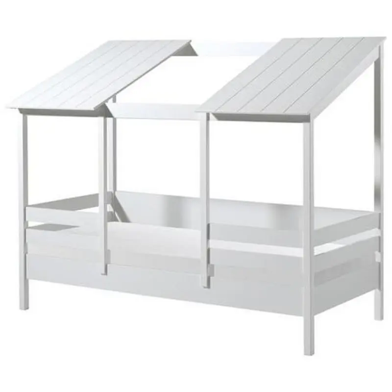 Hausbett 90x200 Cm Holzwerkstoff Weiß