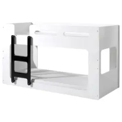 Stockbett Mit Leiter 90x200 Cm Luca Wei&szlig;