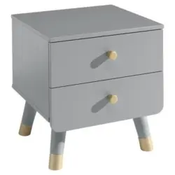 Kindernachtkästchen Grau H: 45,2 Cm Billy