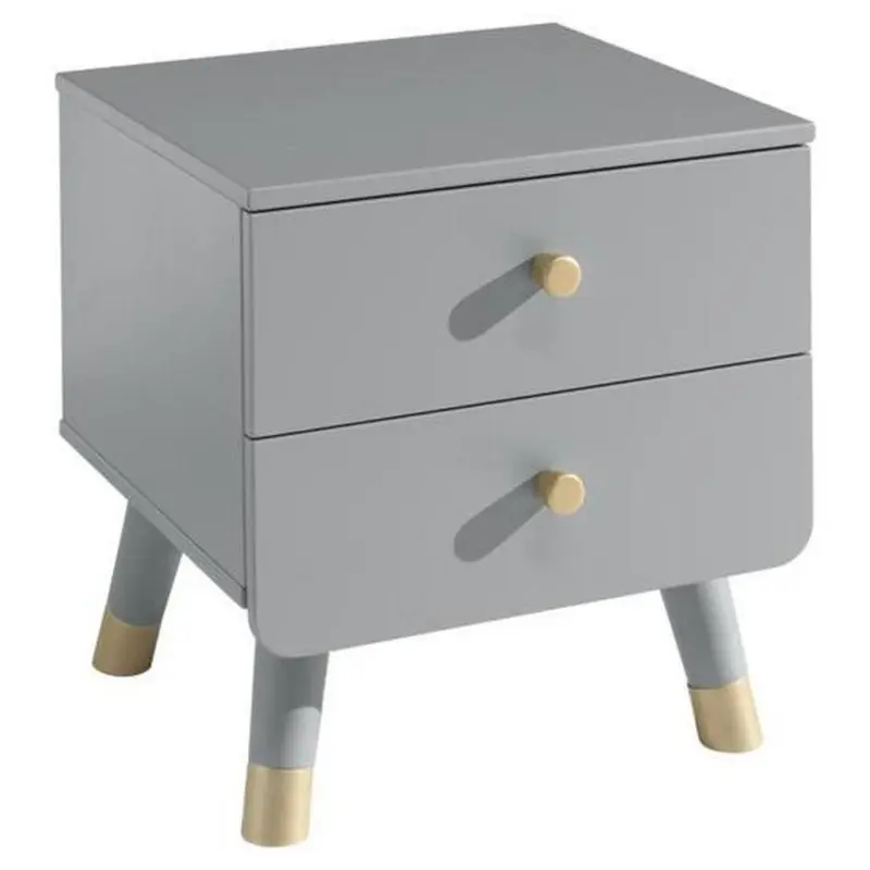 Kindernachtkästchen Grau H: 45,2 Cm Billy