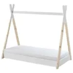 Möbelix Hausbett Tipi 70x140 Cm Kiefer Weiß