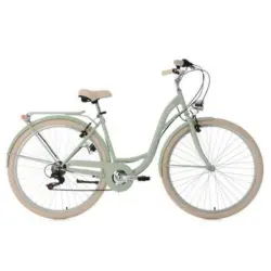 Citybike Damen 28 Zoll Balloon Grün 6 Gänge