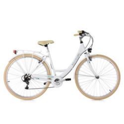 Citybike Damen 28 Zoll Toscana Weiß 6 Gänge