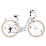 Möbelix Citybike Damen 28 Zoll Balloon Weiß 6 Gänge