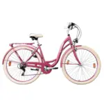 Möbelix Citybike Damen 28 Zoll Balloon Rot 6 Gänge